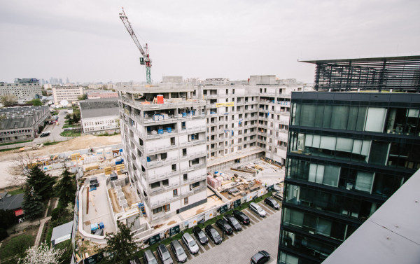 Holm House w budowie, fot. Skanska