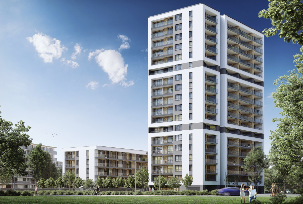 Horyzont Praga pomieści 164 apartamenty.