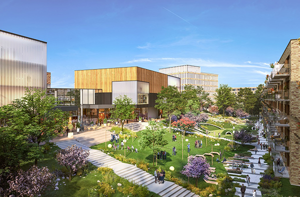 Miastotw&oacute;rczy projekt Echo Investment na Kabatach w Warszawie, tuż przy końcowej stacji metra.