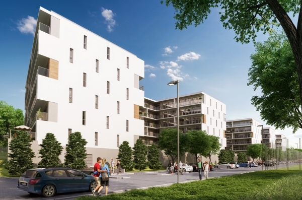 W budowie druga faza inwestycji Kompleks Zachodnia w Zielonej G&oacute;rze, wiz. Ekonbud-Fadom.