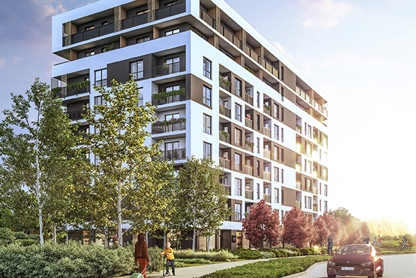 Pierwszy etap osiedla Viva Piast w Krakowie.