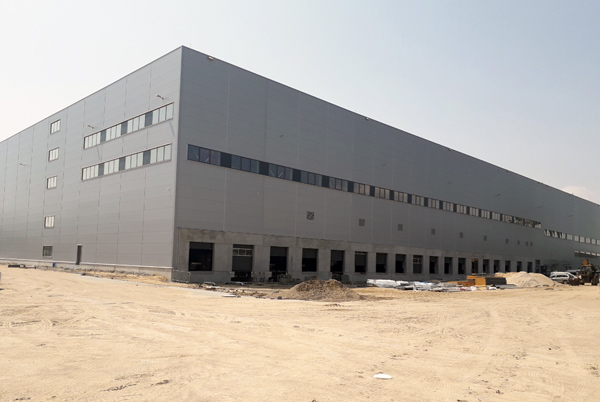 Rozbudowa centrum dystrybucyjnego LPP w Pruszczu Gdańskim.