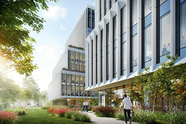 Warszawski biurowiec lakeside będzie gotowy w IV kwartale 2023 r. Wiz. Atenor.