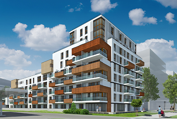 Nowa inwestycja Matexi Polska przy ul. Sokratesa w Warszawie.