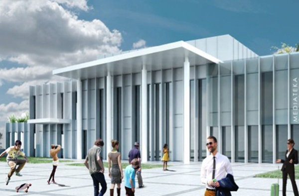 Wykonawcą Mediateki w Puławach, nowego gmachu Puławskiego Ośrodka Kultury Dom Chemika, został Erbud.