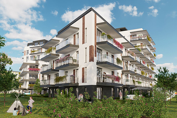 Metro Art - inwestycja Victoria Dom przy ul. Żupniczej w Warszawie. Wiz. materiały inwestora.