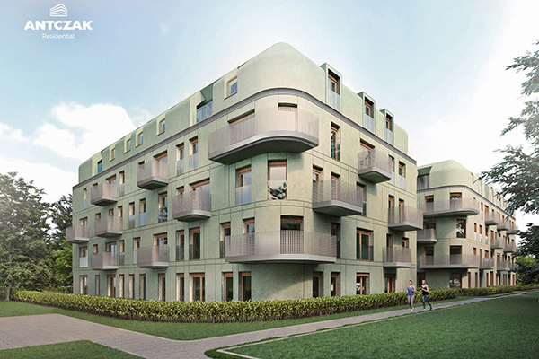 Osiedle Między Mostami zostało zaprojektowane przez poznańską pracownię MODOarchitektura.