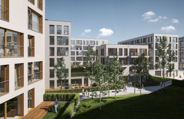 Moje Miejsce, nowy projekt mieszkaniowo-biurowy w Warszawie. Wiz. Echo Investment