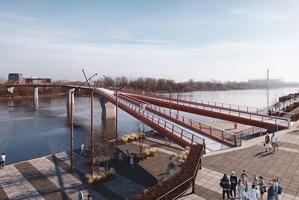 Budowa nowego mostu w Warszawie, łączącego Bulwary Wiślane z Pragą, ma kosztować ok. 180 mln zł.