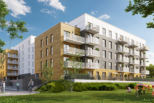 Apartamenty na Wzg&oacute;rzu - inwestycja Murapolu w Sosnowcu. Wiz. materiały inwestora