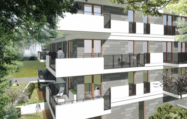 Projekt NC Investment przy ul. Pełczyńskiego w Warszawie.