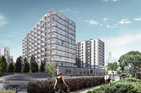 Nordic Sadyba - nowe osiedle mieszkaniowe YIT w Warszawie.