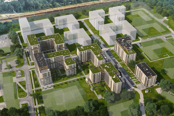 Nowa 5 Dzielnica w budowie. Nowa 5 Dzielnica w budowie.