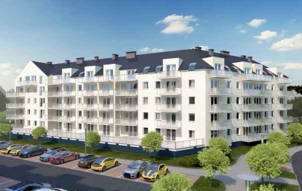 W drugim etpaie inwestycji Nowa Łężyca zaprojektowano 110 mieszkań. Wiz. Budnex