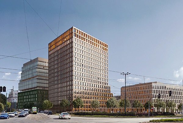 Biourowa sp&oacute;łka Skanska kontynuuje prace przy wieloetapowym projekcie Nowy Rynek w Poznaniu.