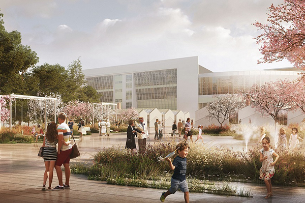 Kompleks Ogrod&oacute;w Ulricha w Warszawie.