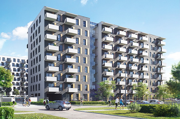 III etap osiedla Omulewska 26 powstanie do końca 2021 r. Wiz. Matexi