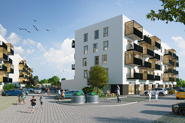 Osiedle Cybińska w Swarzędzu pod Poznaniem.