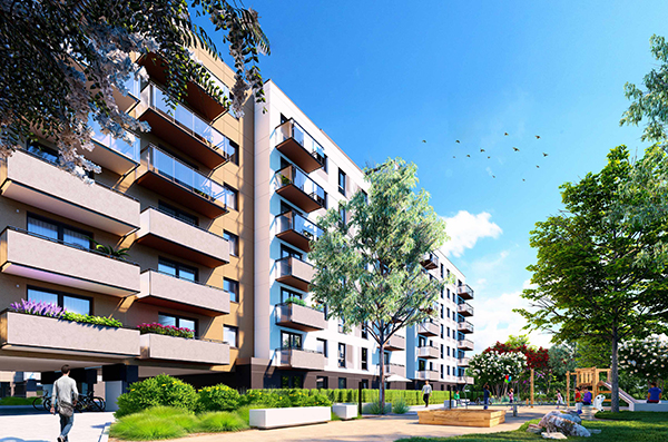 Osiedle Latarnik&oacute;w w Gdańsku zaprojektowała pracownia K&L Art Design.