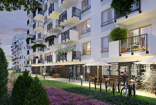 Osiedle Park Skandynawia - w III etapie Skanska zbuduje 206 mieszkań.