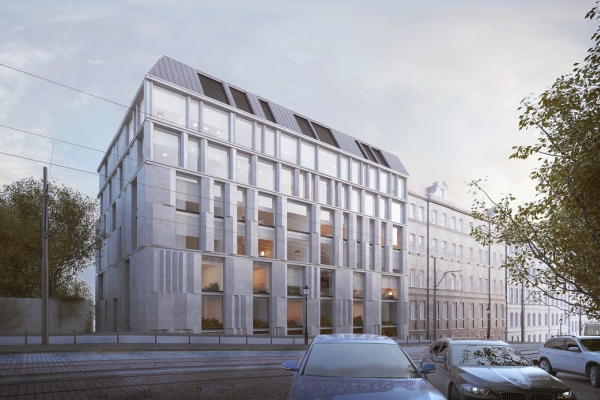 Projekt budynku dla Nowej Podg&oacute;rnej przygotowało biuro architektoniczne Easst.com.