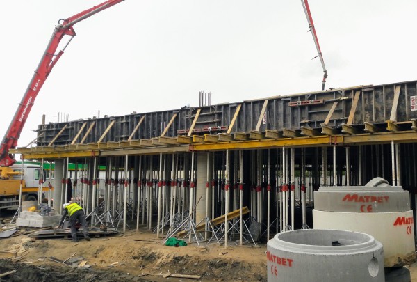 Budowa Palacza Office Center na poznańskim Grunwaldzie, fot. Duda Development. Budowa Palacza Office Center na poznańskim Grunwaldzie, fot. Duda Development.