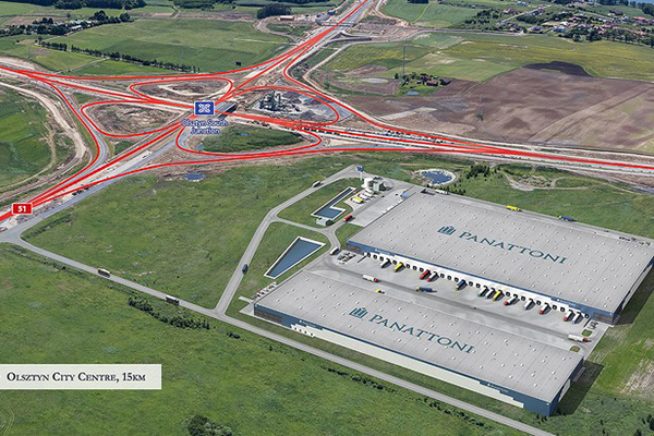 Panattoni buduje pierwszą swoją inwestycję w regionie Warmii i Mazur.
