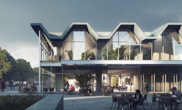 Projekt koncepcyjny Pawilonu Emilia przygotowała pracownia BBGK Architekci, wiz. UM Warszawa.