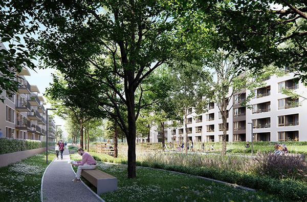 Robyg buduje osiedle Modern City na Bemowie w Warszawie.