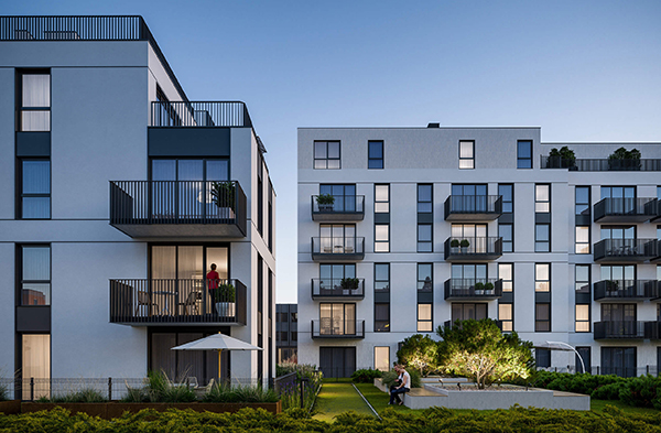 Rytm - nowe osiedle sp&oacute;łki Inpro w Gdańsku.