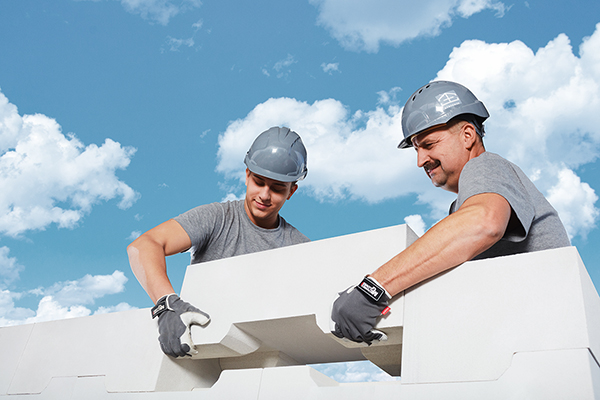 System 3E oferuje możliwość budowania bez zaprawy, kleju, nawet wykwalifikowanej siły roboczej. 