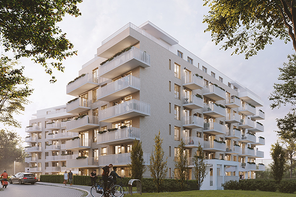 Osiedle Safrano - w dw&oacute;ch budynkach zaprojektowano 99 mieszkań.