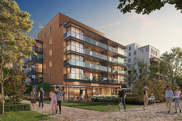 Rubin - jeden z dw&oacute;ch nowych budynk&oacute;w na osiedlu Soho by Yareal na Pradze Południe w Warszawie.