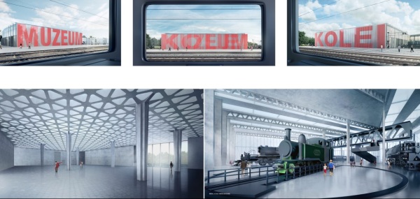 Pracownia Forum Architekci wygrała konkurs na opracowanie koncepcji architektoniczno-urbanistycznej dla Stacji Muzeum w Warszawie, wiz. PKP.