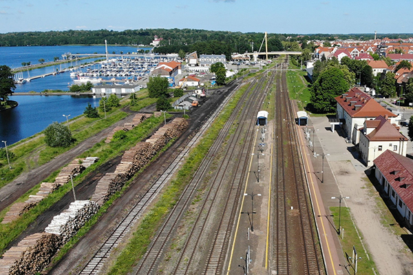 Spośr&oacute;d 14 stacji i przystank&oacute;w do  przebudowy zakwalifikowano dworzec w Giżycku. Fot. PKP PLK.