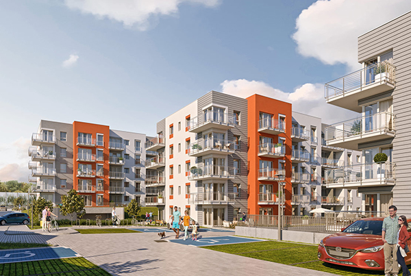 Osiedle Słoneczne Wzg&oacute;rza powiekszy się o ok. 200 mieszkań w ostatnim etapie.