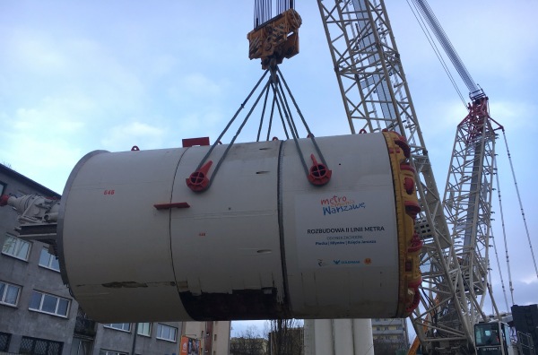 TBM Krystyna przed rozpoczęciem prac na Woli. fot. Metro Warszawskie