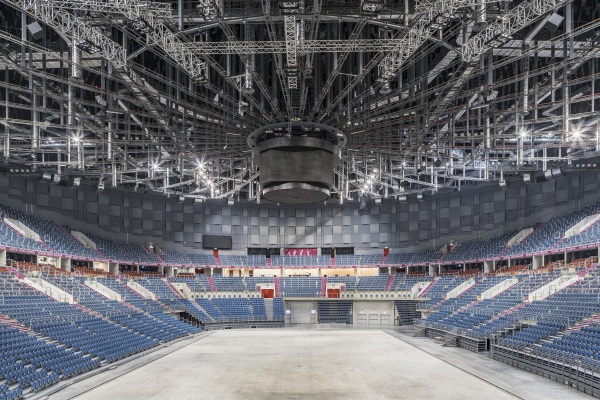 Płyta areny Tauron Arena Kraków może pomieścić 24 tys. osób, fot. Rockfon. Płyta areny Tauron Arena Kraków może pomieścić 24 tys. osób, fot. Rockfon.