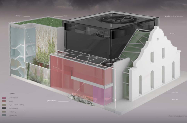 Projekt Teatru KTO w Krakowie przygotowała pracownia MTWW Architekci.