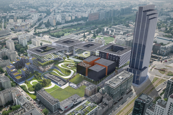 Koncepcja inwestycji zakłada stworzenie sieci połączonych ogrod&oacute;w i przestrzeni publicznej