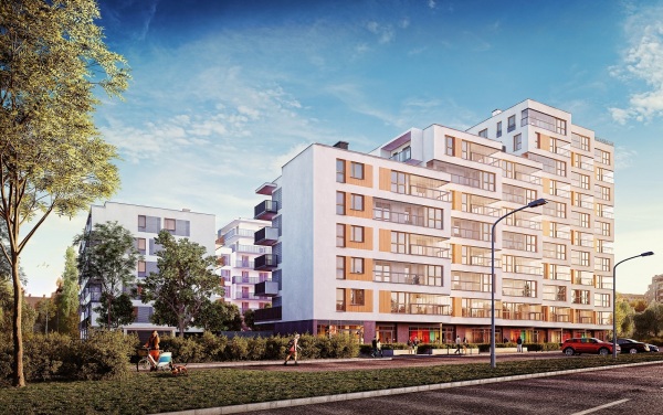 Projekt osiedla Ursynovia, nowej inwestycji Dom Development w Warszawie, przygotowała pracownia S.A.M.I. Architekci, wiz. materiały inwestora.