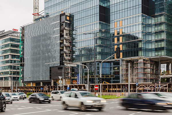 Wieżowiec Warsaw Unit pokryje kinetyczna fasada.