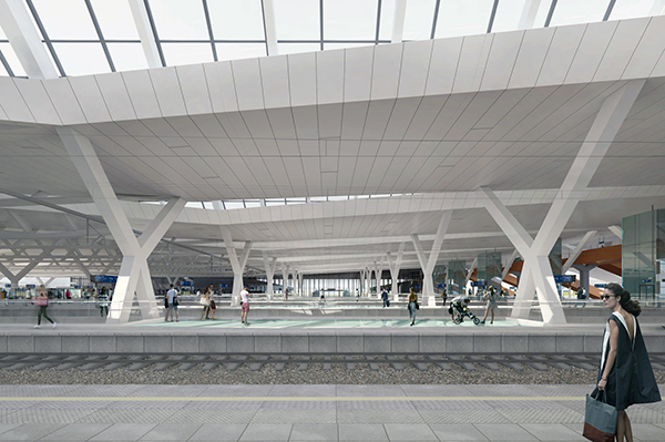 Rozpoczyna się modernizacja stacji Warszawa Zachodnia. Wiz. PKP PLK.