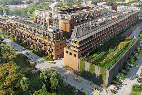 Wielofunkcyjny projekt WIMA Widzewska Manufaktura obejmie przestrzeń biurową, usługową i mieszkalną.