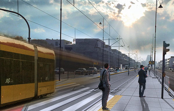 Na ul. Gagarina w Warszawie powstanie zielone torowisko o długości ponad 1 km. Na ul. Gagarina w Warszawie powstanie zielone torowisko o długości ponad 1 km.