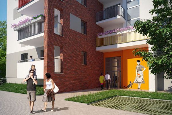 W II etapie osiedla Art Modern zaplanowano 73 mieszkania
