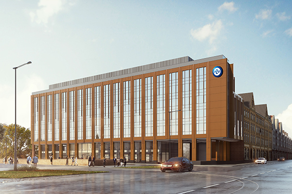 Nowy biurowiec PZU we Wrocławiu. Nowy biurowiec PZU we Wrocławiu.