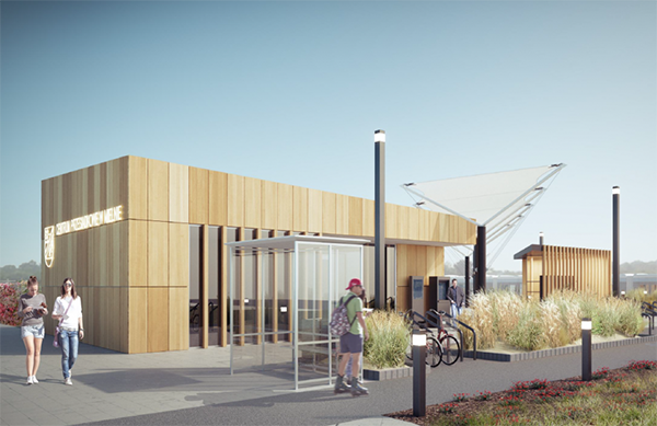 Centrum przesiadkowe w Mielnie.