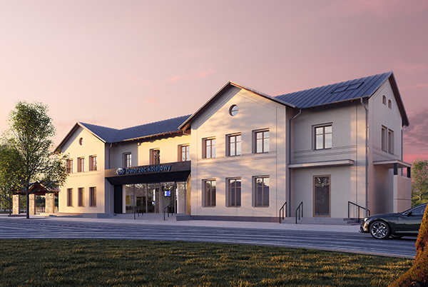 AGROBEX został wykonawcą przebudpwy dworca w Opalenicy.