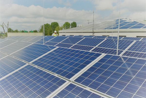 Konstrukcja dachowa pod panele fotowoltaiczne. Fot. EL-PUK.